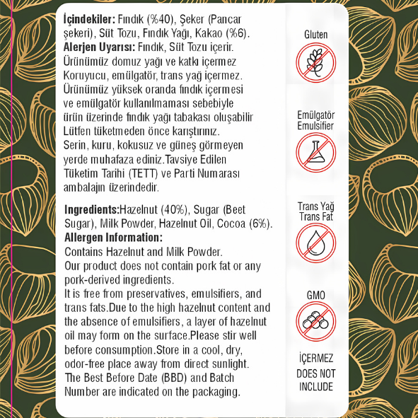 Nutasya Ürün Etiketi